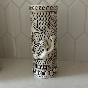 RumHaven TikiRob Mermaid Carved ceramic cup